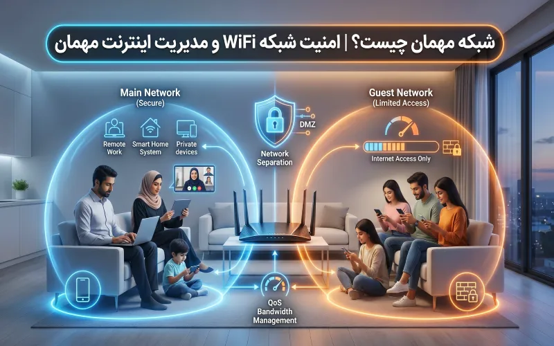 guest network چیست؟ نحوه راه اندازی شبکه مهمان
