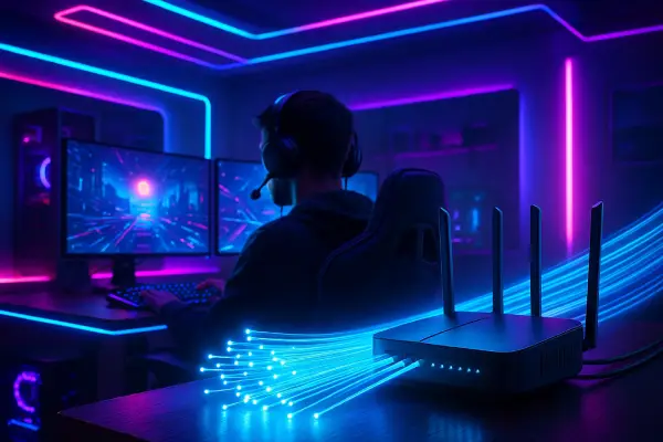 اینترنت فیبر نوری (FTTH)؛ سریع‌ترین اینترنت خانگی برای گیمینگ