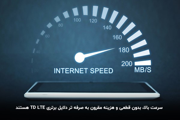تفاوت TD LTE و وایمکس از نظر سرعت