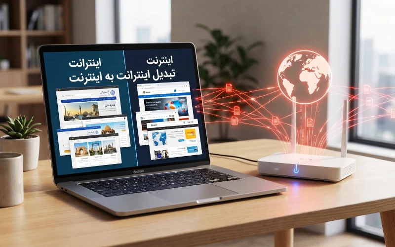 تبدیل اینترانت به اینترنت