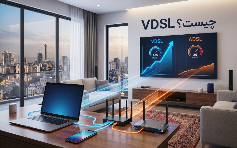 Adsl Projects VDSL چیست ؟ تفاوت با ADSL + سرعت و مزایا
