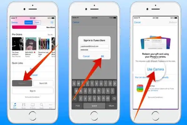 نحوه استفاده از کد گیفت کارت اپل