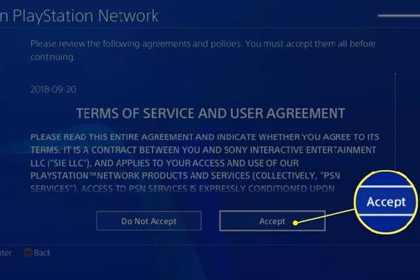 مرحله اخر ساخت اکانت PSN روی PS4