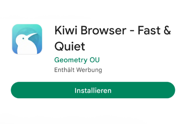 Kiwi Browser بهترین مرورگر اندروید