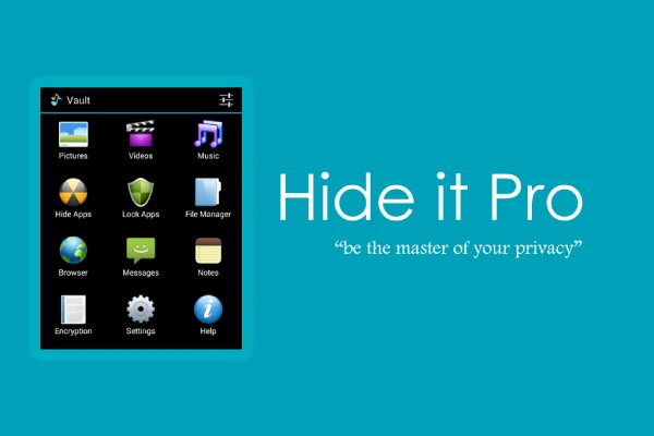 برنامه Hide It Pro بهترین برنامه مخفی کننده برنامه