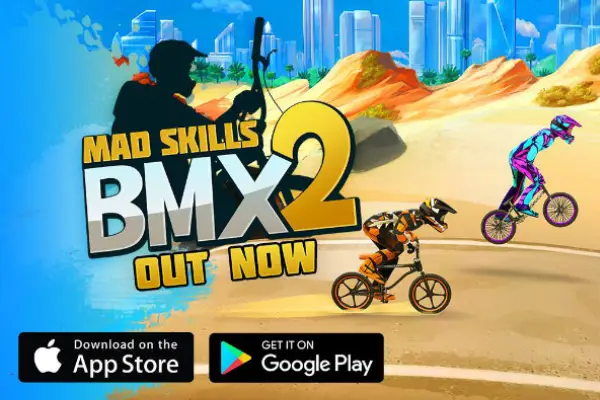 بازی موتورسواری موبایل Mad Skills BMX 2