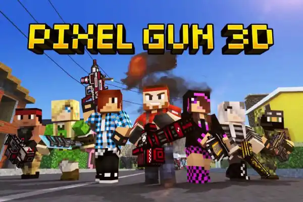 Pixel Gun 3D بازی های انلاین گروهی