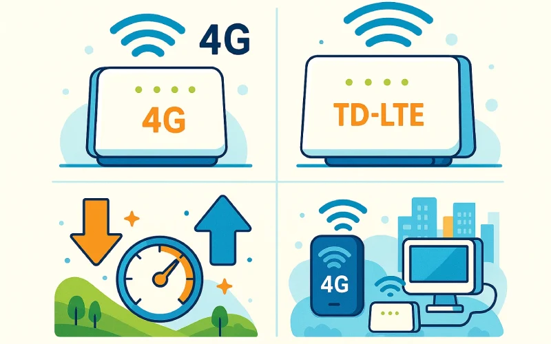 تفاوت مودم 4G و TD-LTE