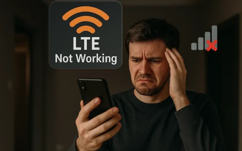 چرا LTE کار نمیکنه
