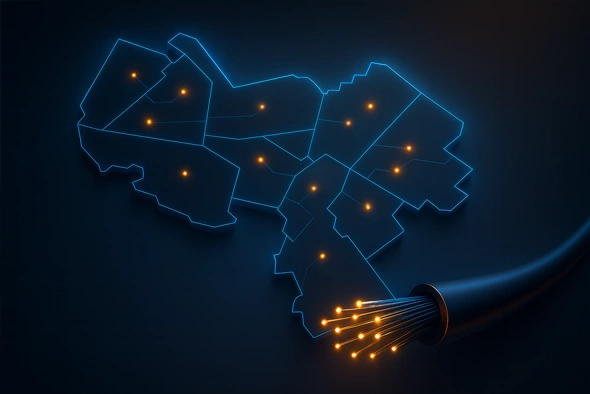 پوشش دهی اینترنت فیبر نوری مشهد