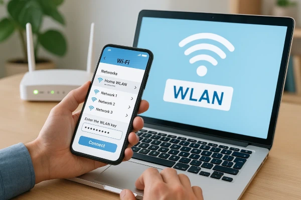 چگونه به WLAN متصل شویم؟