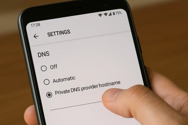 بررسی تنظیمات DNS برای قطع شدن اینترنت بعد از استفاده از vpn