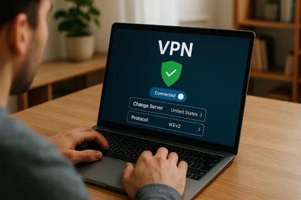 عدم اتصال اینترنت برای vpn