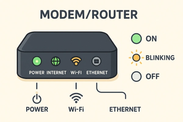 چراغ WLAN چیست