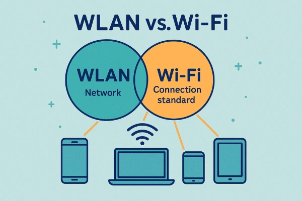  WLAN وای فای چیست و تفاوت آن با وای‌فای معمولی