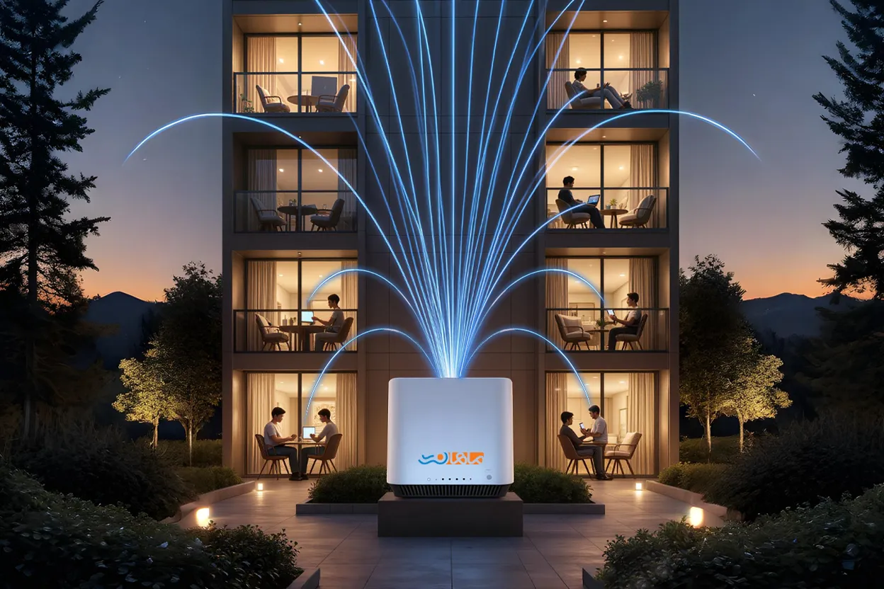 مناطق تحت پوشش اینترنت فیبر نوری ماهان نت